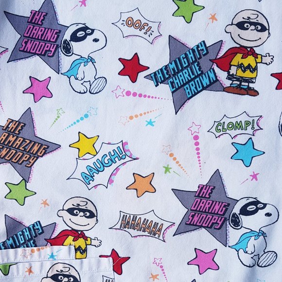 2016 PEANUTS Smock Nurse Scrub Top - Picture 2 of 4